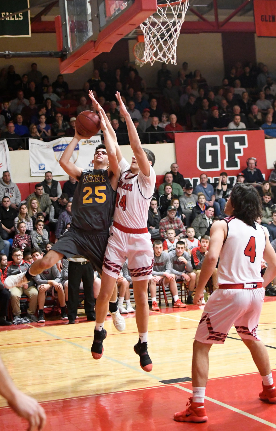 Queensbury at Glens Falls boys basketball